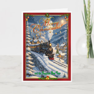 Train Christmas Card