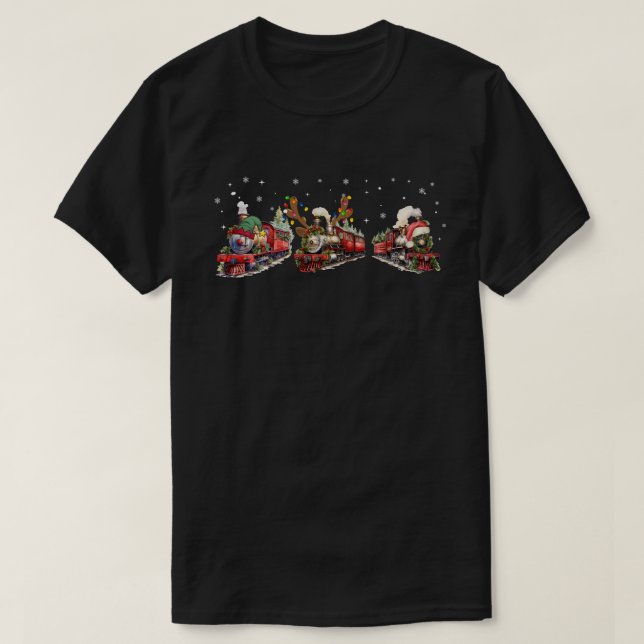 train christmas T-Shirt (Design Front)