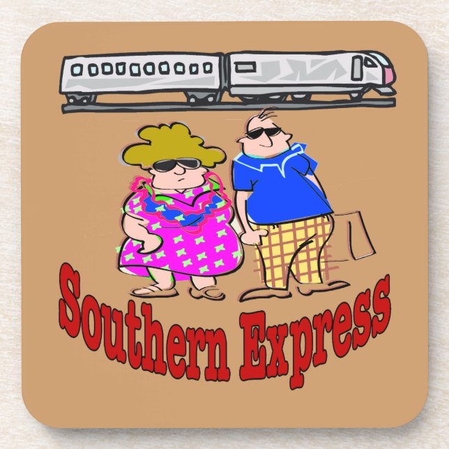 Train Couple, Southern Express, Coaster (Front)