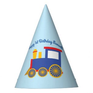 Train Cute Choo-Choo 1st Birthday Party Theme Hat