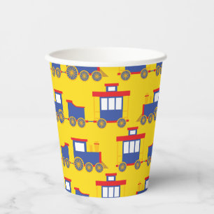 Train Cute Choo-Choo Kids 1st Birthday Party Paper Cups