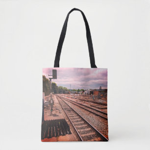Train depot tote bag