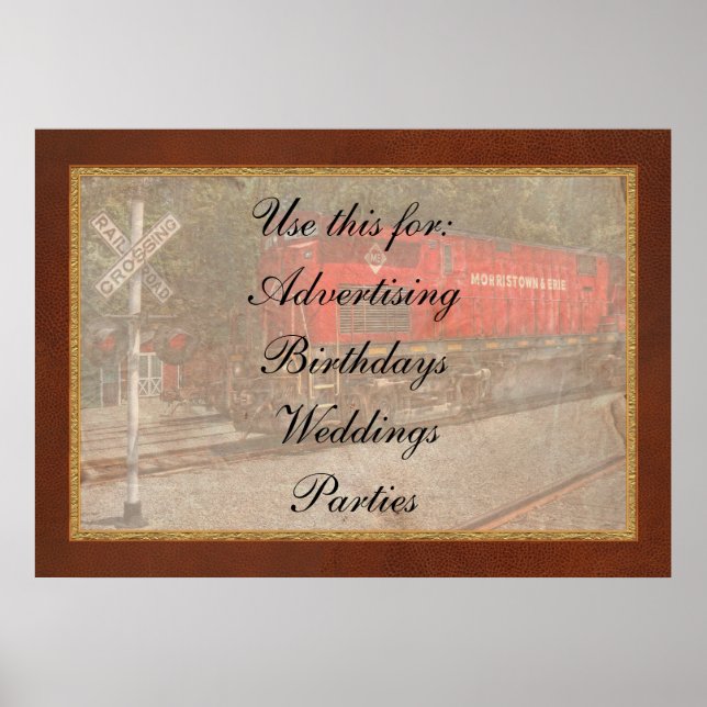 Train - Diesel - Morristown Erie Poster (Front)