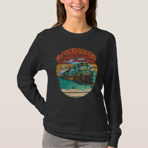 Train Driver Locomotive I Love Trains Railroad Con T-Shirt