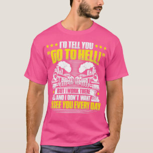 Train Driver Railroad Engineer Locomotive Engineer T-Shirt