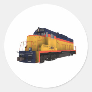 Train Engine: Chesapeake Colour Scheme: Classic Round Sticker
