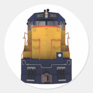 Train Engine: Chesapeake Colour Scheme: Classic Round Sticker