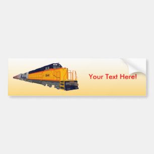 Train Engine: Classic Colour Scheme: Bumper Sticker