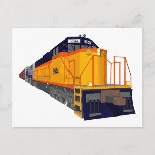 Train Engine: Classic Colour Scheme: Postcard