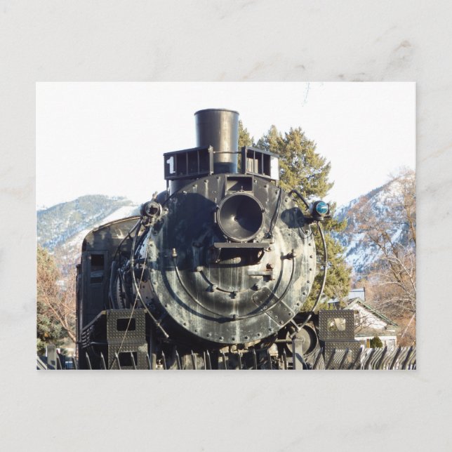 Train Engine Postcard (Front)