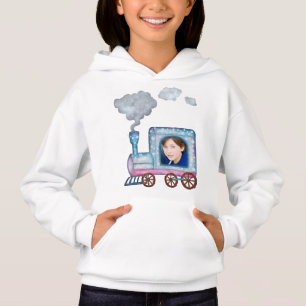 Train engine watercolor cute