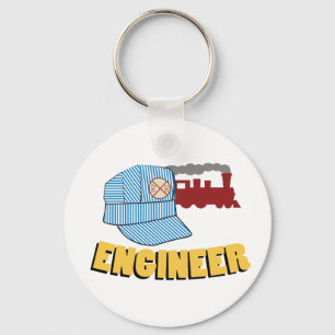Train Engineer Key Ring