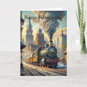 Train Father's Day Card