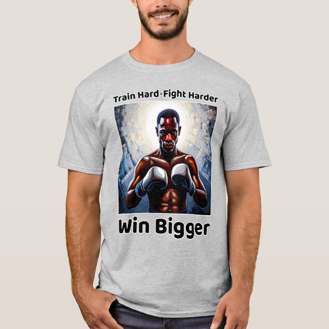 Train Hard - Boxing T-Shirt (Front)
