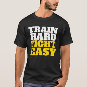 Train Hard Fight Easy IPSC Accessories Speed Steel T-Shirt