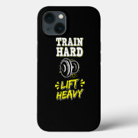 Train Hard Lift Heavy Weight Training Fitness Gym