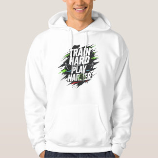 Train Hard Play Harder Basketball T-Shirt  Hoodie