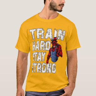 Train Hard Stay Strong – Motivational Gym T-Shirt