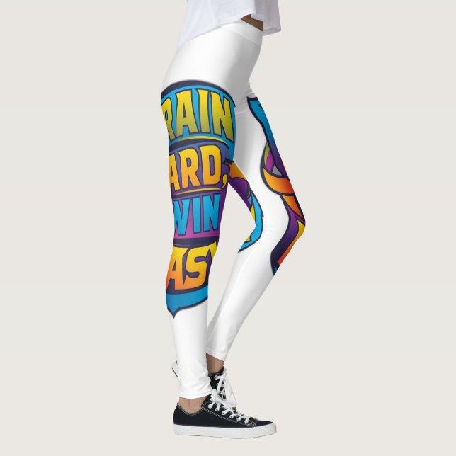 TRAIN HARD WIN EASY LEGGINGS (Right)