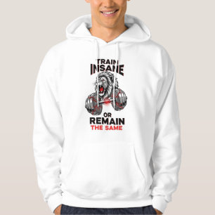 Train Insane or Remain the Same - Beast Mode Lion Hoodie