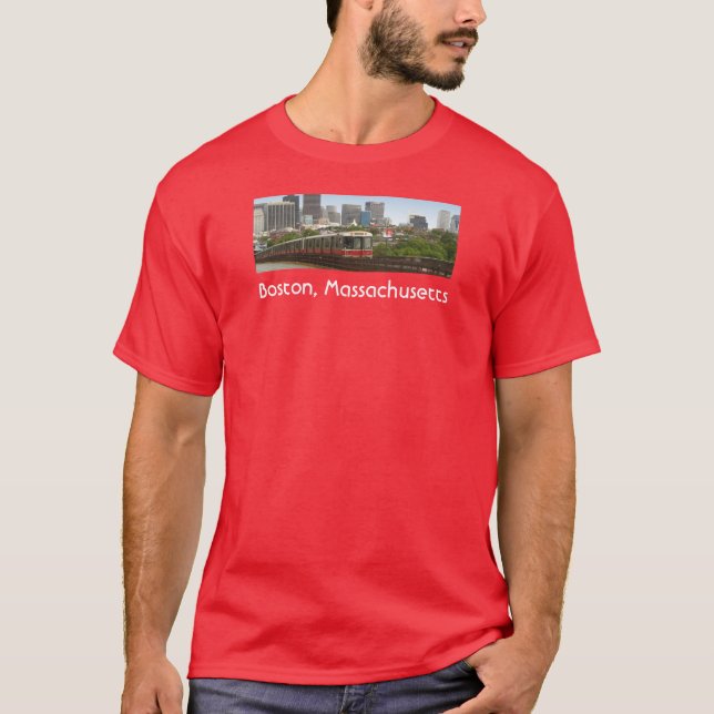 Train Leaving Boston T-Shirt (Front)