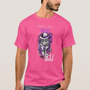 Train Like a Beast Gorilla BJJ Jiu Jitsu MMA Muay  T-Shirt
