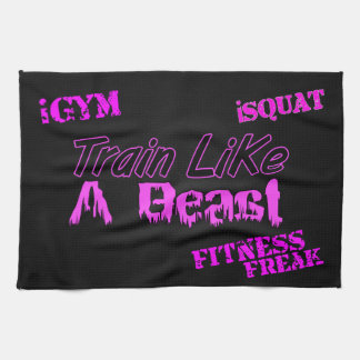 Train Like A Beast Ladies Gym Towel 16" x 24"