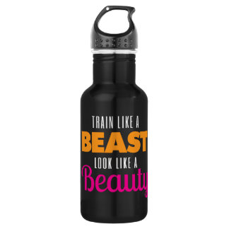 Train like a Beast, Look like a Beauty 532 Ml Water Bottle