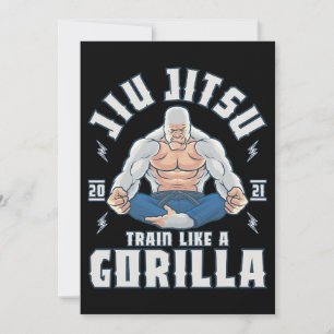 Train like a Gorilla BJJ Brazilian Jiu Jitsu Invitation
