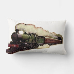 Train Locomotive Lumbar Cushion