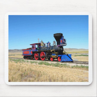 Train locomotive mouse pad