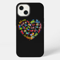 Train lover heart For Toddler Boys Kids Train