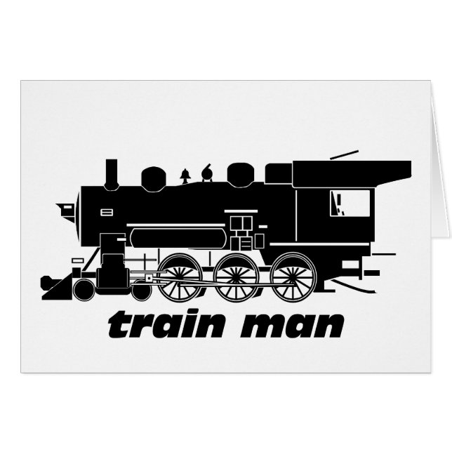 Train Man Model Railroading (Front Horizontal)