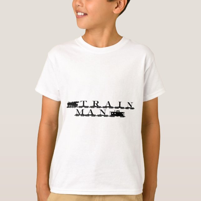 Train man model railroading T-Shirt (Front)