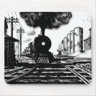 train mouse pad