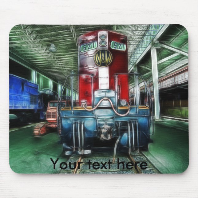 train mouse pad (Front)