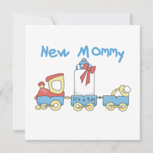 Train New Mummy It's a Boy Gifts Announcement