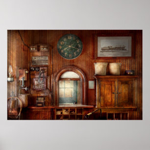 Train - Office - The ticket takers window Poster