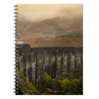 TRAIN ON RAILWAY AT DAYTIME NOTEBOOK