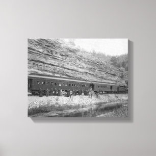 Train on the Burlington and Missouri Canvas Print