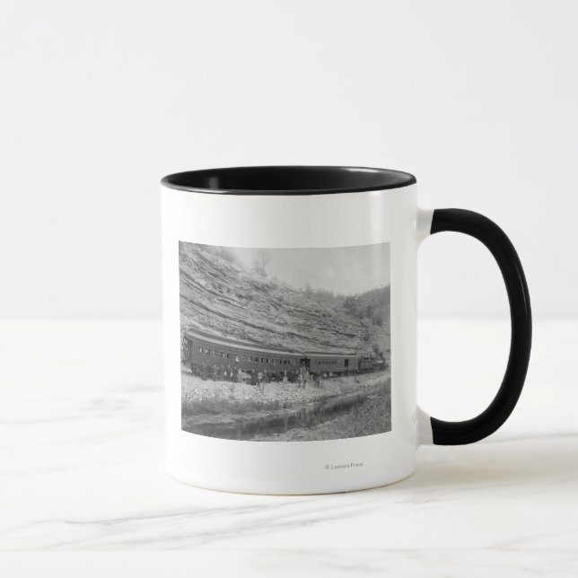 Train on the Burlington and Missouri Mug (Right)