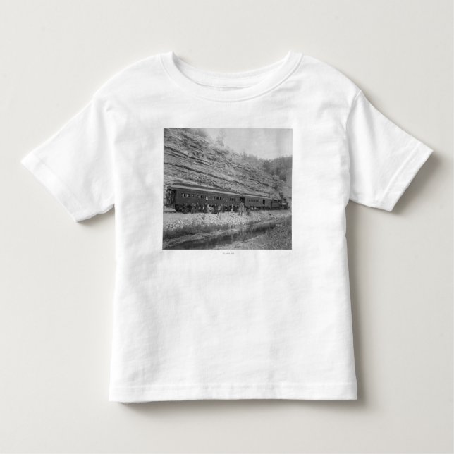 Train on the Burlington and Missouri Toddler T-Shirt (Front)