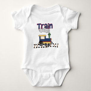 Train on Track Baby Bodysuit