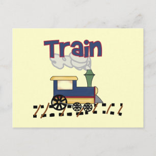 Train on Track Tshirts and Gifts Postcard