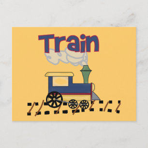 Train on Track Tshirts and Gifts Postcard