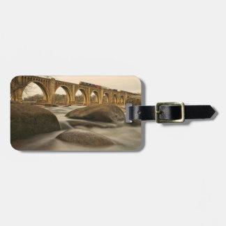 Train over James River Luggage Tag