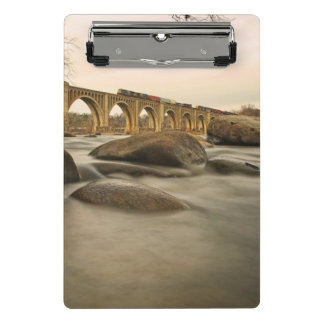 Train over James River Mini Clipboard