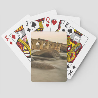 Train over James River Playing Cards