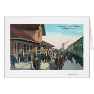 Train Passengers De-Boarding