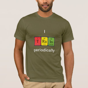 Train periodic table word shirt 3